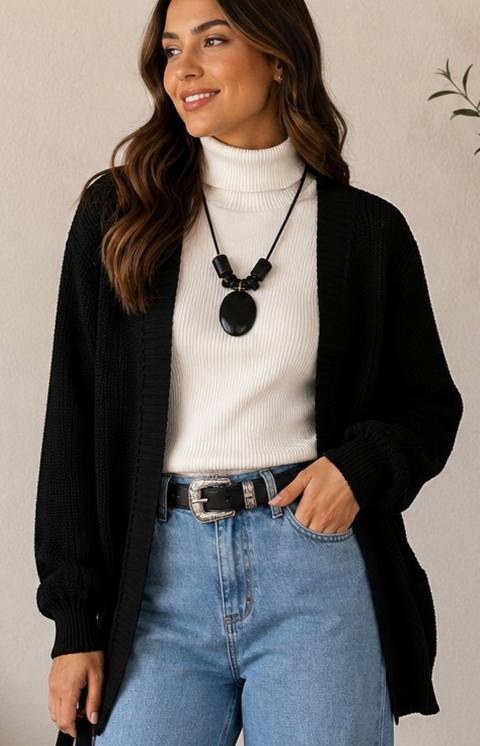Cardigan Alongado