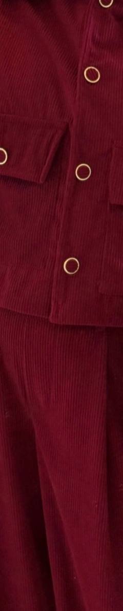 Conjunto Casaco e Pantalona Cotelê — miniatura 1
