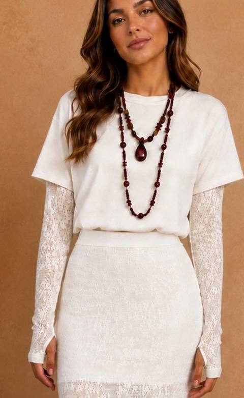 Blusa Lua Renda