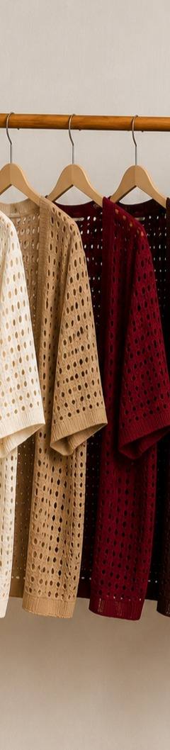 Cardigan Linha Furadinho — miniatura 2