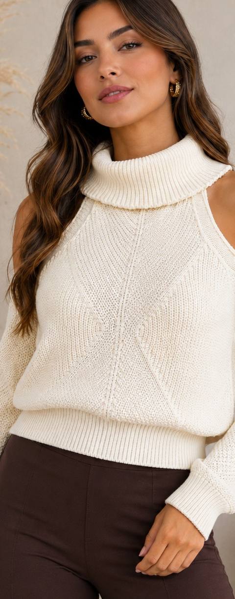 Blusa Ombro Vazado M\L
