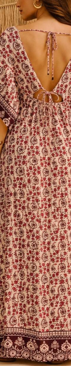 Vestido Longo Out Estampado — miniatura 2